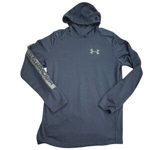 Under Armour Cold Gear Mens Loose Fit Hoodie/Sweatshirt-Blue-Small-GUC